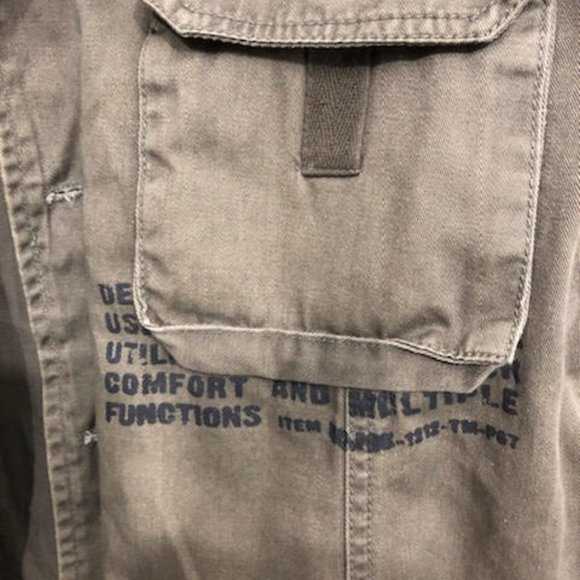 PROJEK RAW EDGY MILITARY VINTAGE FIELD JACKET SIZE LARGE - Picture 5 of 9